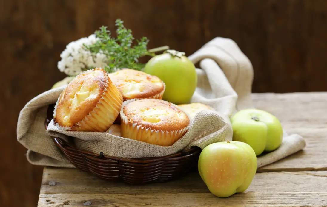 Honingbos appelmuffins